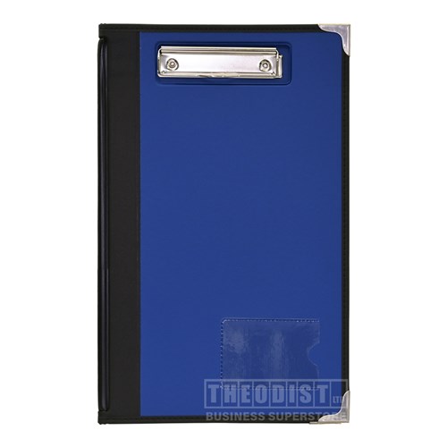 Clipfolder 34235 F/C Deluxe with Cover Blue, Green, Red_BLU - Theodist