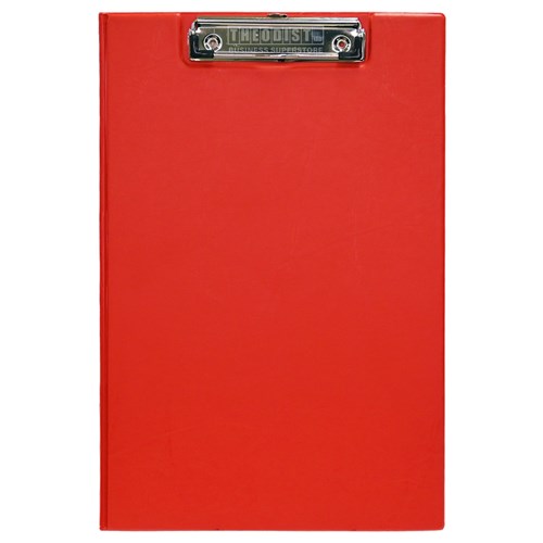 DataMax DM3424 Clipfolder with Wire Clip A4_Red - Theodist