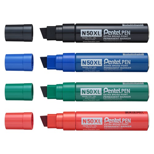 Pentel N50XL Pen Permanent Marker Extra Broad Point - Theodist 
