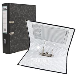 DataMax DM5550 Lever Arch File Foolscap Deluxe Board Black Mottled - Theodist