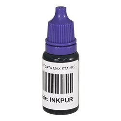 DataMax INKPUR Stamp Pad Ink 10mL Purple - Theodist