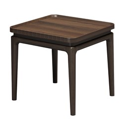 Coffee Table Luxe Series Black Walnut 600x600x420mm - Theodist
