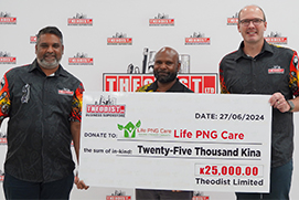 Theodist Renews Annual Sponsorship for Life PNG Care