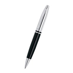 Cross 112-1 Calais Ballpoint Pen, Black Lacquer & Chrome - Theodist