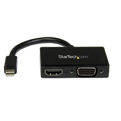 StarTech 2-in-1 Mini DisplayPort to HDMI/VGA Travel Adapter Converter - Theodist