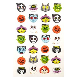 Foam Spooky Stickers