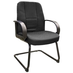 Visitors Chair, Charcoal - Theodist