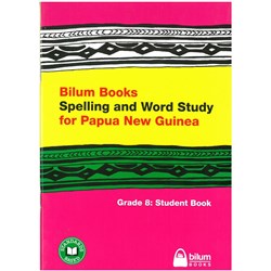 Bilum Books Spelling and Word Study for PNG Grade 8 Student Book - Theodist