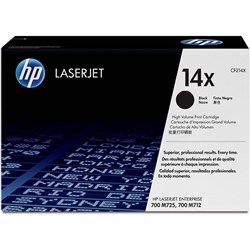 HP 14X High Yield Black Original LaserJet Toner Cartridge - Theodist