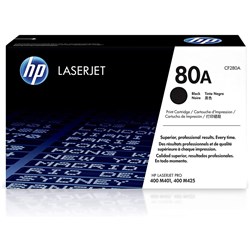 HP 80A Black Original LaserJet Toner Cartridge - Theodist