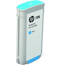 HP 728 Cyan DesignJet Ink Cartridge 130ml