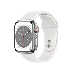 Apple Watch Series 8 41mm Silver Stainless Steel Case GPS + Cellular - Theodist