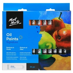 Mont Marte Oil Paints Set Signature 24pc x 12ml 