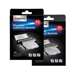 Comix Lubricant Sheet for Paper Shredder A5 12 Sheets