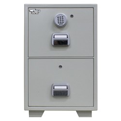 FILING CABINET 2 DRAWER FIRE PROOF ELECT LOCK