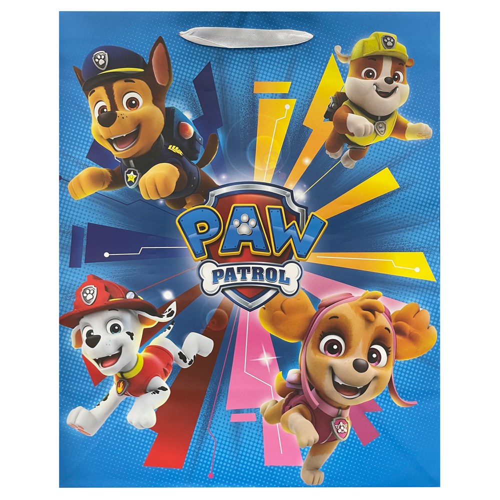 large paw patrol gift bag