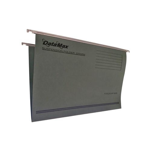 DataMax 125GRN Suspension Folder Foolscap Size Green 25 Pack - Theodist