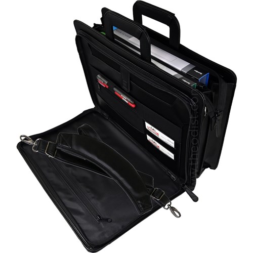 Monolith 2774 Drop Handle Document Case Black_3 - Theodist