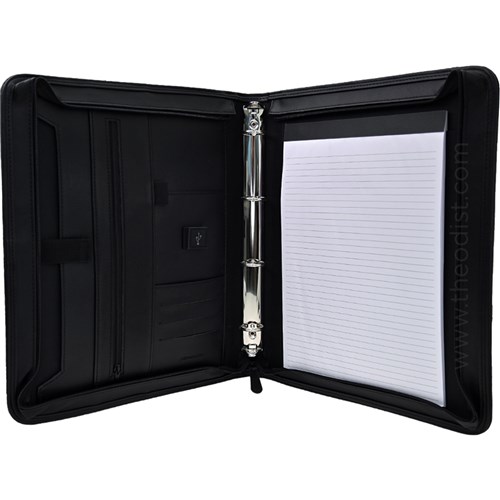 Monolith 2879 Ring Binder Conference A4 with Handle Black 360x40x300mm_4 - Theodist