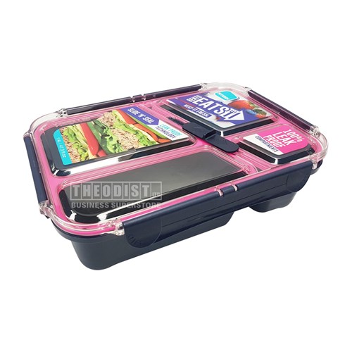 Smash 29918 Lunchbox Bento Slide N Seal Leak Proof, Assorted_1 - Theodist