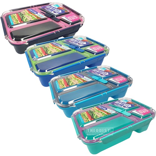 Smash 29918 Lunchbox Bento Slide N Seal Leak Proof, Assorted - Theodist