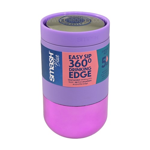 Smash Blue 31378 Coffee Cup Easy Sip 360 Drinking Edge Leak Proof 5hrs Hot 236mL_2 - Theodist