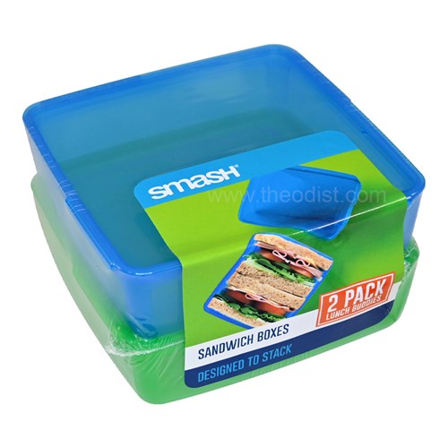 Smash 31413 Sandwich Boxes Lunch Buddies 2 Pack_1 - Theodist