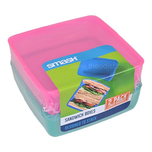 Smash 31413 Sandwich Boxes Lunch Buddies 2 Pack_2 - Theodist