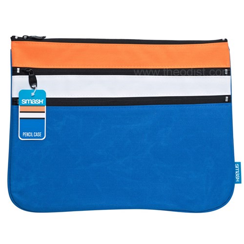 Smash 31444 Ripstop Triple Zip Pencil Case - Theodist