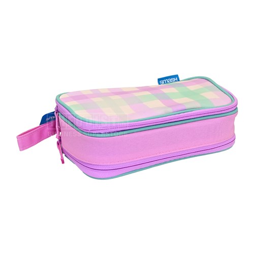 Smash 34417 Pencil Case Double Decker Gingham - Theodist