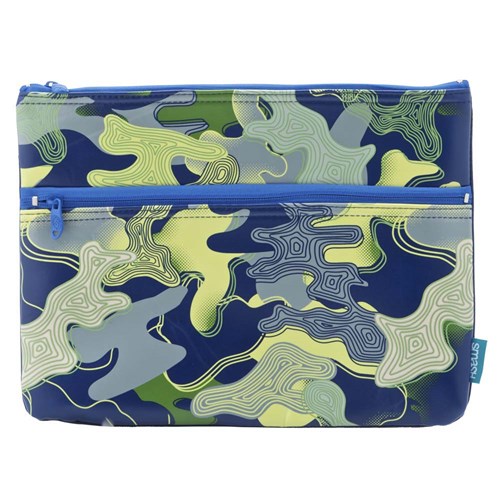 Smash 34428 Pencil Case Neoprene Large Camo Topology - Theodist