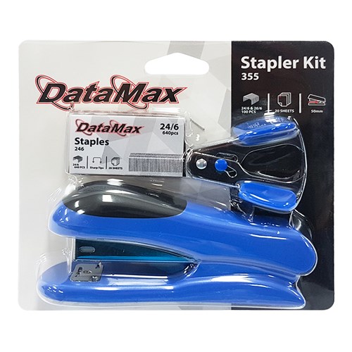 DataMax 355 Stapler Kit with Staples & Remover_Blue - Theodist