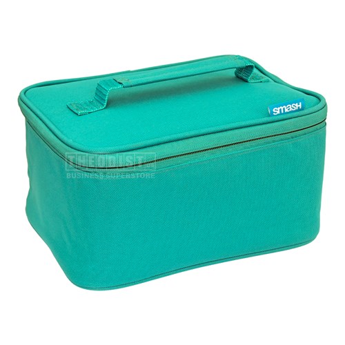 Smash 03566 Insulated Fold-Up Lunch Bag Blue iQ Lining, Blue, Green_GRN - Theodist