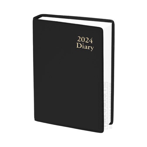 Regent 421AST 2024 A7 Diary Black, Blue, Grey One Day to a Page_BLK - Theodist