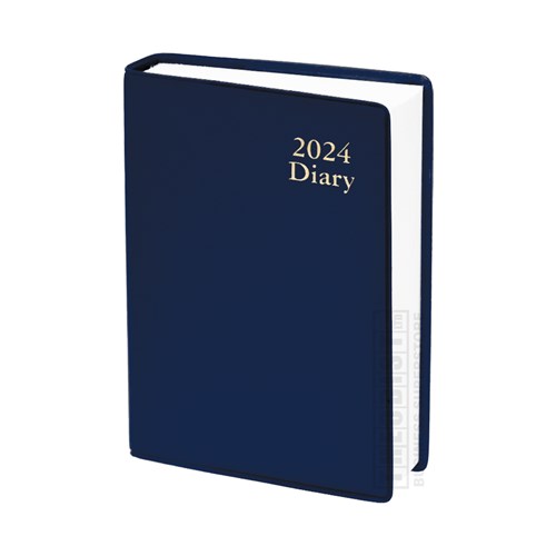 Regent 421AST 2024 A7 Diary Black, Blue, Grey One Day to a Page_BLU - Theodist