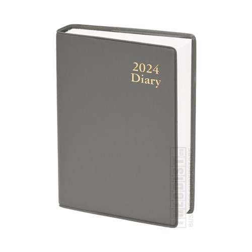 Regent 421AST 2024 A7 Diary Black, Blue, Grey One Day to a Page_GRY - Theodist