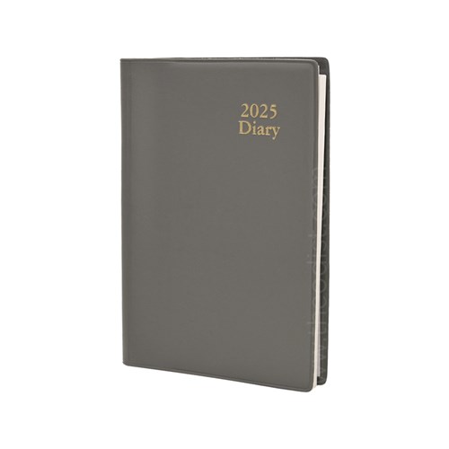 Regent 427BLK 2025 A7 Diary Black, Blue, Grey Week To An Opening_GRY - Theodist