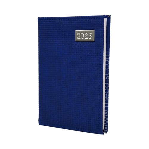 Carnegie 2025 Diary A6 Black, Blue, Brown, Grey Week to View_BLU - Theodist