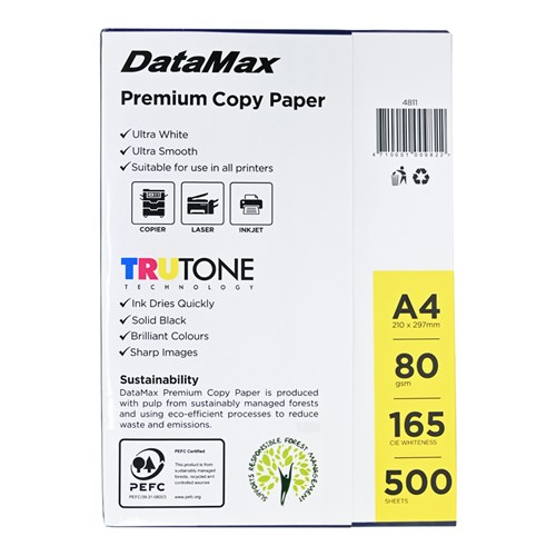 DataMax Premium Copy Paper Ultra White A4 80GSM 500 Sheets_2 - Theodist