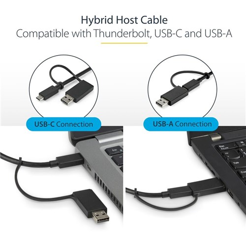 Startech.com Dual-4k Universal Docking Station USB-C 3.0 Displayport & HDMI 100W PD 3.0_3 - Theodist