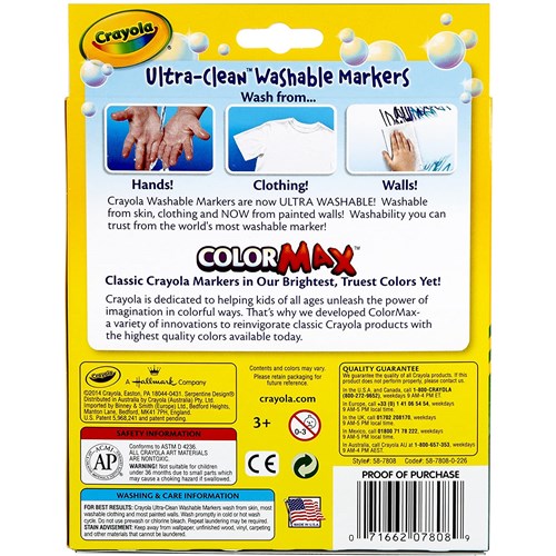 Crayola Ultra-Clean Washable Markers Color Max 8 Pack_4 - Theodist