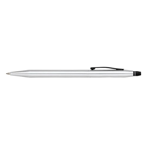 Cross 625-1 Pen Rollerball Click Selectip Chrome with Black Appointments_1 - Theodist