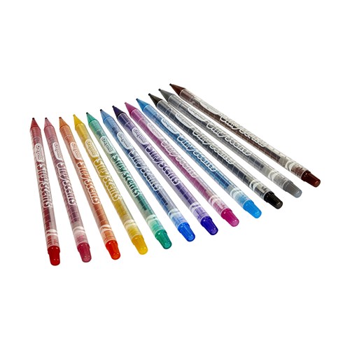 Crayola 687402 Silly Scents Coloured Pencils 12 Pack_1 - Theodist