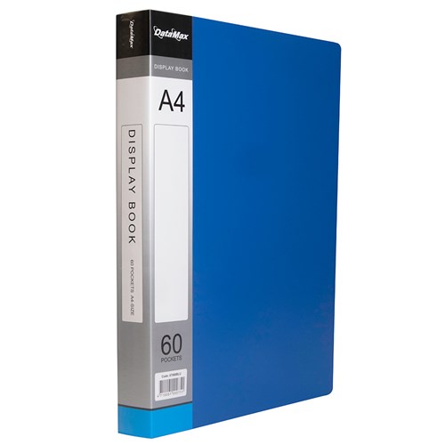 DataMax D87060 Display Book A4 Insert Cover 60 Pocket_BLU - Theodist