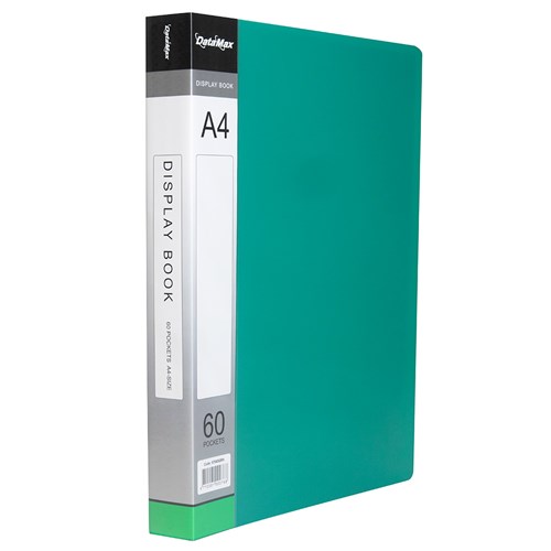 DataMax D87060 Display Book A4 Insert Cover 60 Pocket_GRN - Theodist