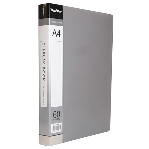 DataMax D87060 Display Book A4 Insert Cover 60 Pocket_GRY - Theodist