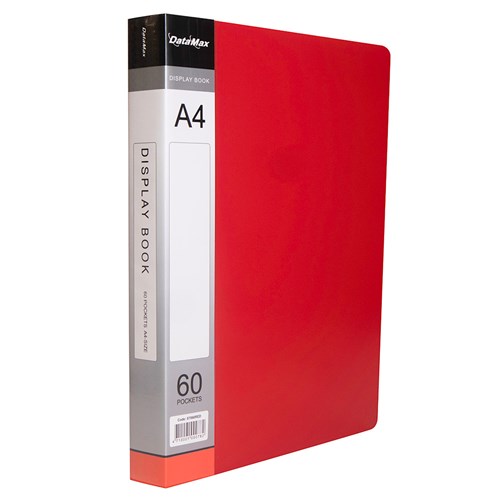 DataMax D87060 Display Book A4 Insert Cover 60 Pocket_RED - Theodist