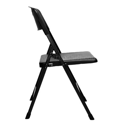 Folding Plastic Chair A8106 Black_1 - Theodist