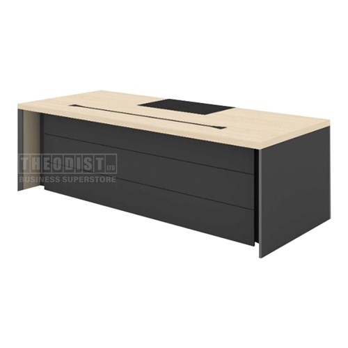 Omega Series Executive Desk 2400x1000x750mm ABB2410_1 - Theodist