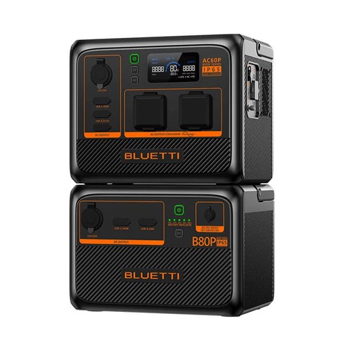 Bluetti Solar Power Station Kit AC60P + B80P - Theodist